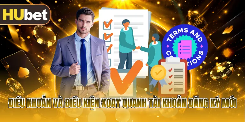 Điều khoản và điều kiện xoay quanh tài khoản đăng ký mới